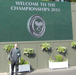 Mark Kovacs at Wimbledon